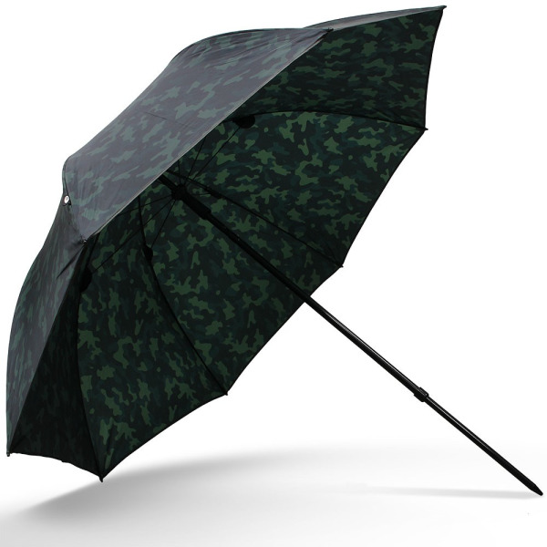 NGT 45" Camo fishing umbrella with buckling section