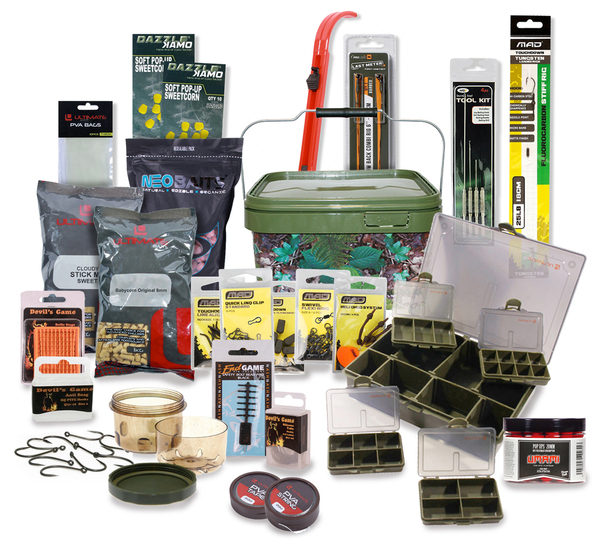 Carp Tacklebox, packed with top products for carp fishing!