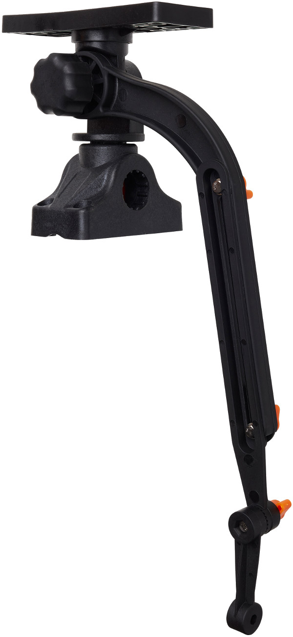 Dam Transducer Arm With Fish Finder Mount