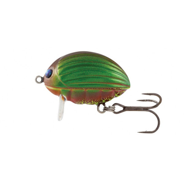 Salmo Lil' Bug 3cm Floating Plug - Green Bug