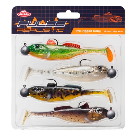 Berkley Pulse Realistic Goby Prerigged (4 pieces)