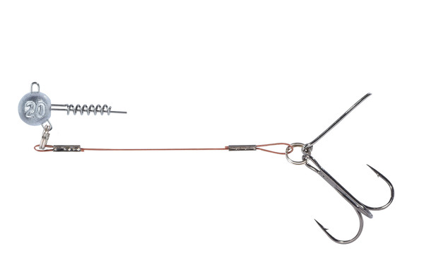 Balzer Pike Rig + Screw Jighead 5,5cm