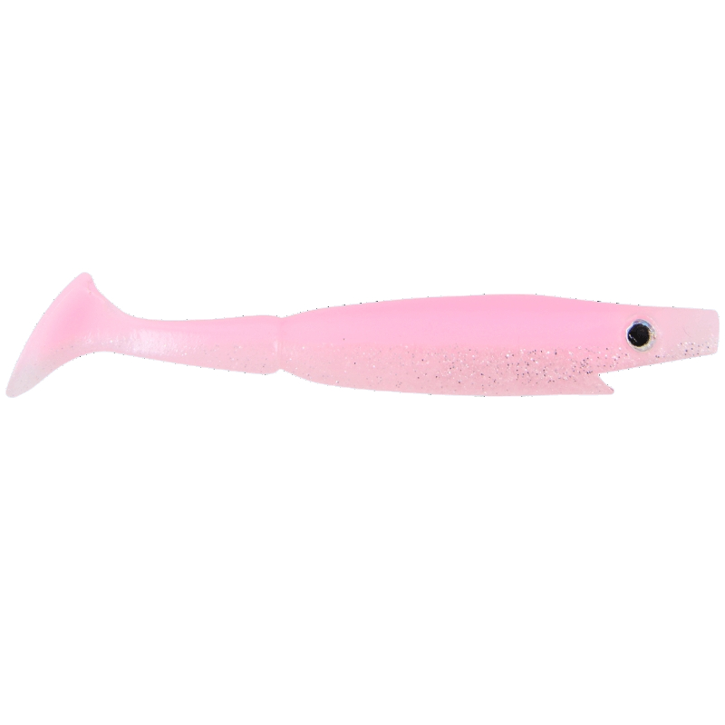 Strike Pro Piglet Shad 10cm 7g (6 pieces) - Bubblegum Shiner