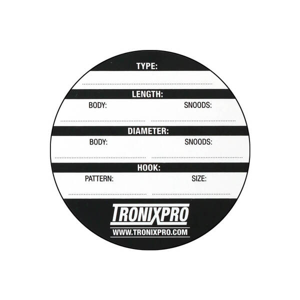 Tronixpro Rig Winder Labels 6.5cm (50 Stuks)