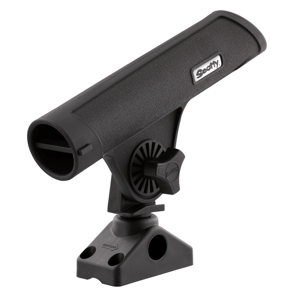 Scotty Rodmaster II Rod Holder Black W/ 0241 Side / Deck Mount