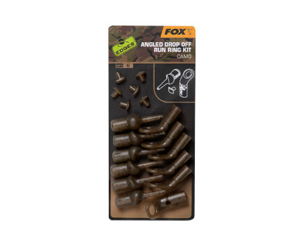 Fox Edges Camo Angled Drop off Run Rig kit 6 pieces