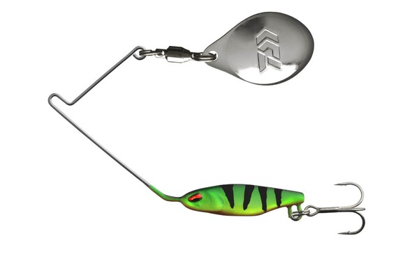 Daiwa PX Micro Spinner Fish TG Spinnerbait (Lead free) (5.3g) - Firetiger