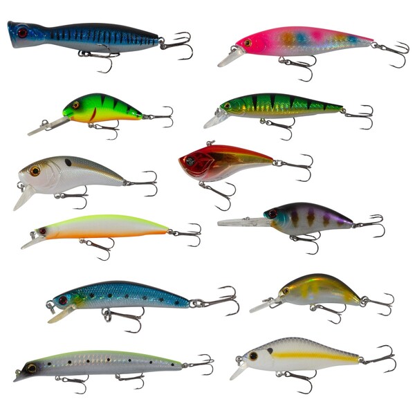 Catchgear Hard Lure Set (12 pieces) - Set 1