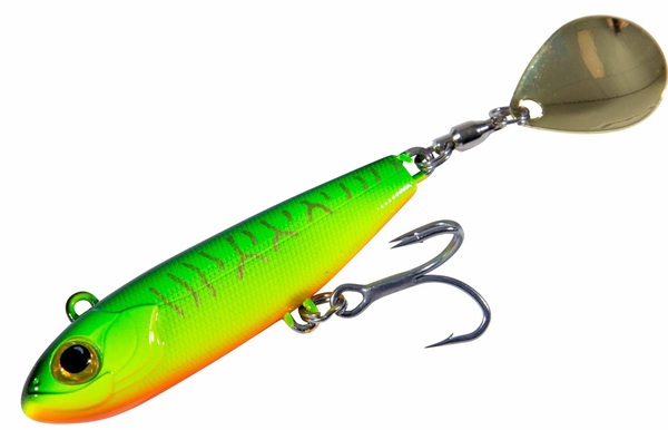 Ultimate X-Tail Jig Spinner 4.5cm (10g) - Chartreuse Tiger