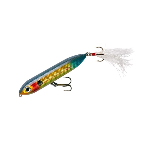 Heddon Feathered Super Spook Jr - Wounded Shad