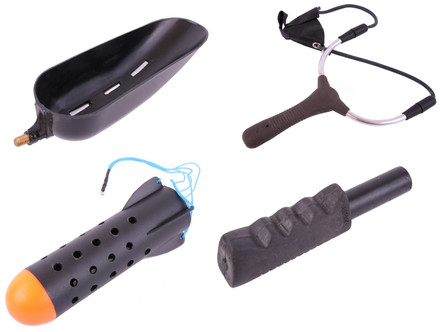 Ultimate Carp Baiting Set with Baiting Scoop, Distance Catapult and Spod!