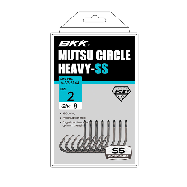 BKK Mutsu Circle Heavy SS Sea fishing Hooks