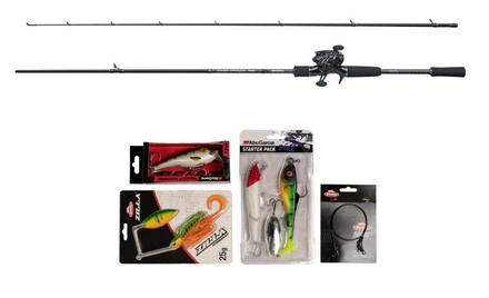 Abu Garcia Fast Attack Pro Pike Baitcaster Rod Set 2.1m (20-70g)