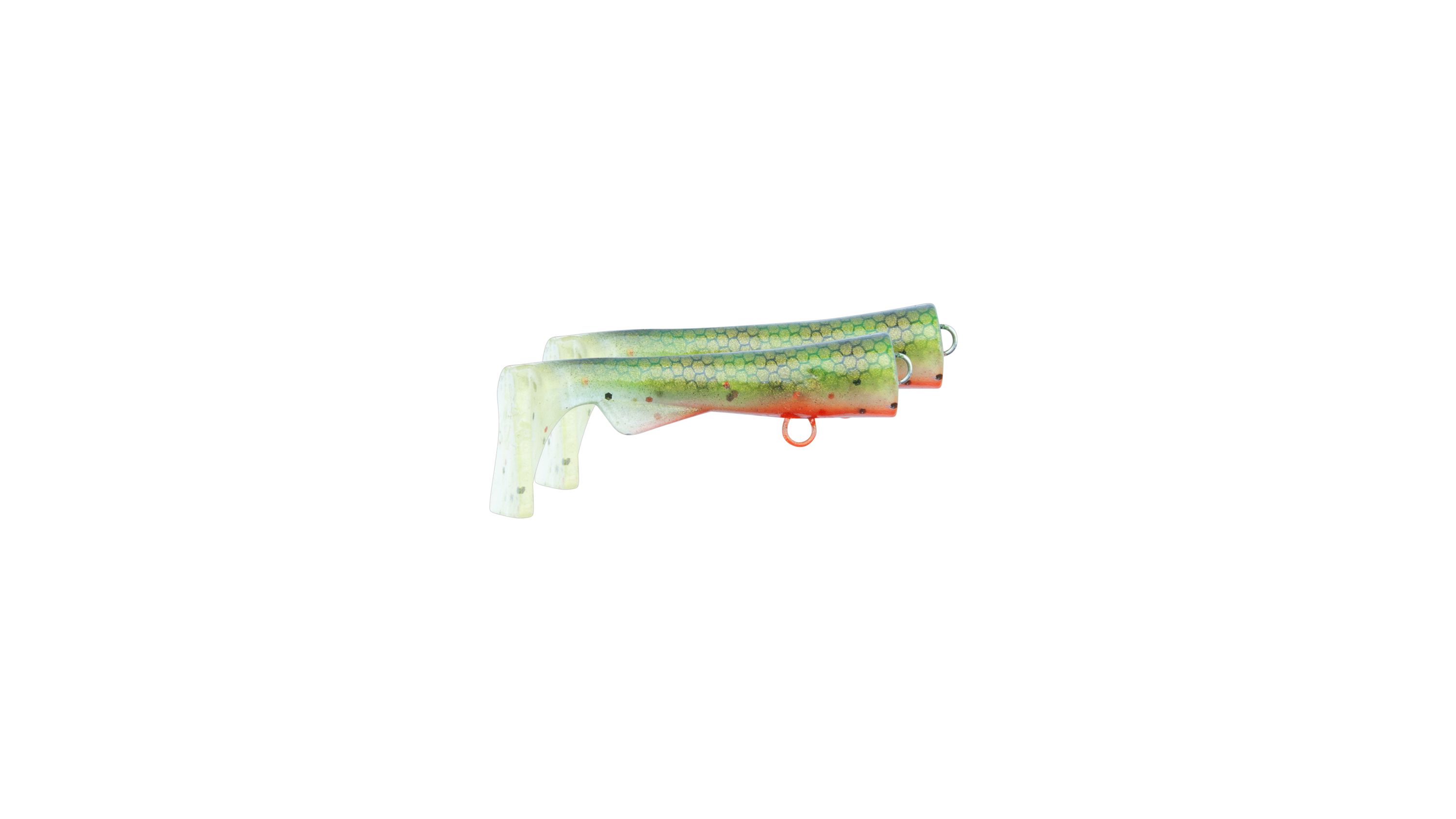 Svartzonker Ugly Louis Junior Paddle Tail (2 pieces) - Old School Perch