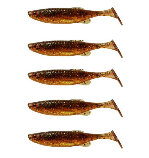 Savage Gear Fat Minnow T-Tail Shad 13cm (20g) (5 pieces) - Motoroil UV