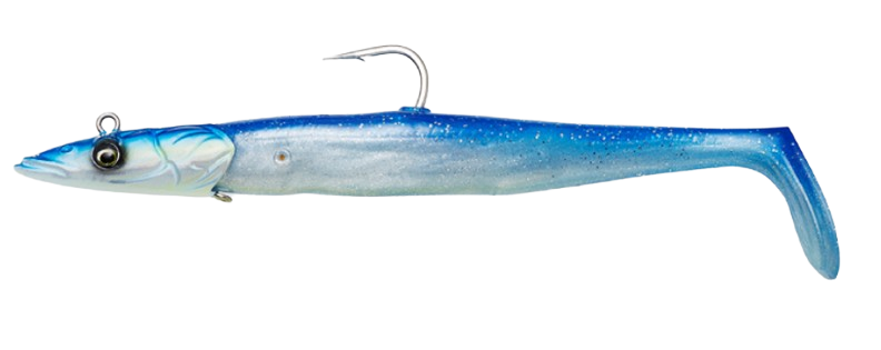 Savage Gear Sandeel V2 2P1 Shad 21.5cm (140g) - Blue Pearl Silver