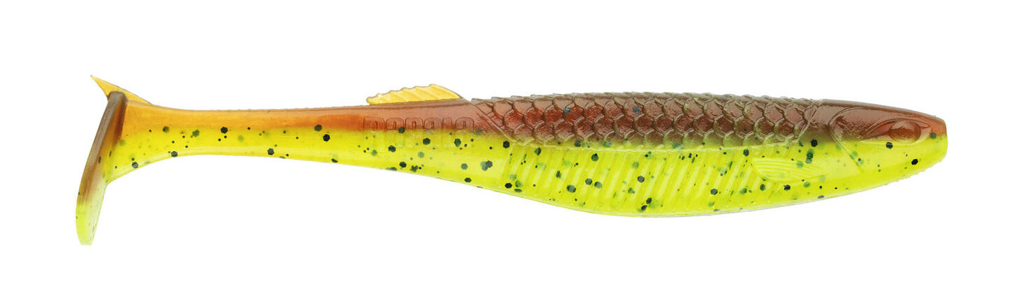 Rapala Crushcity The Kickman Shad 7.5cm - Motor Oil Chartreuse