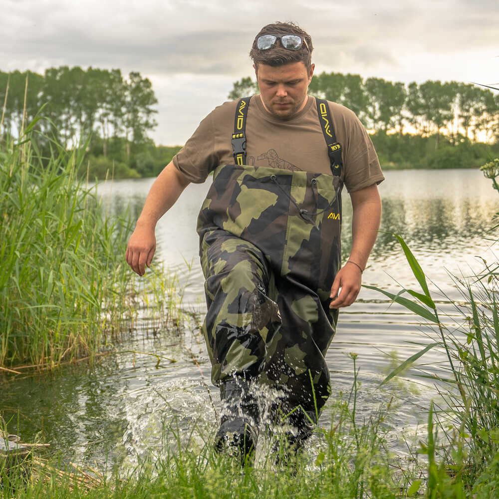 Avid Distortion Camo Chest Waders