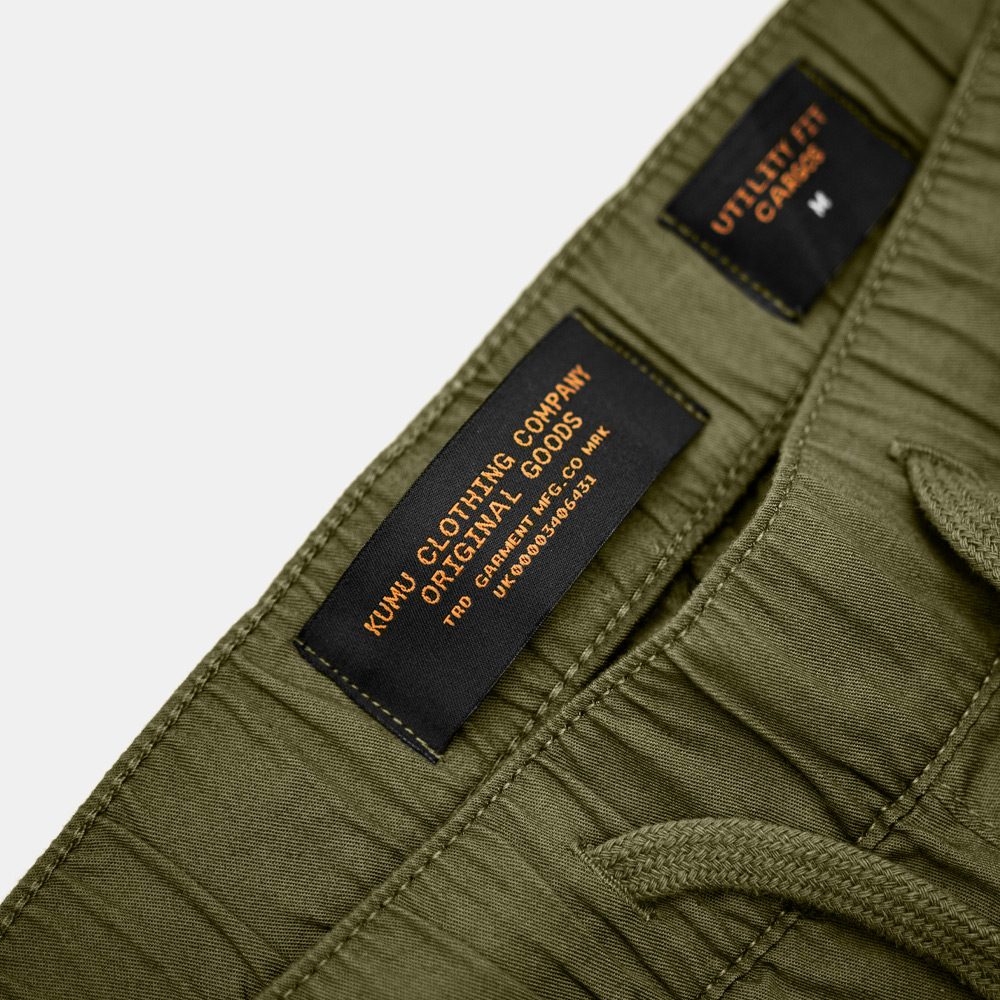 Kumu Cargo Pants Utility Khaki